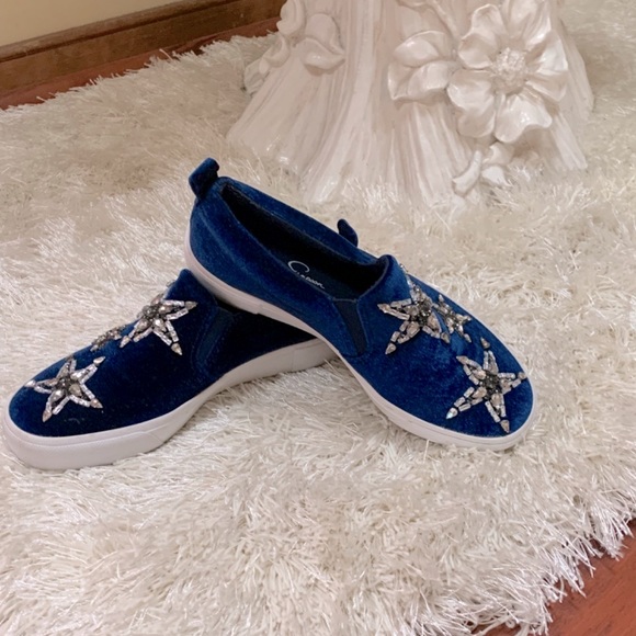 Jessica Simpson Velvet Sneakers - Picture 2 of 9